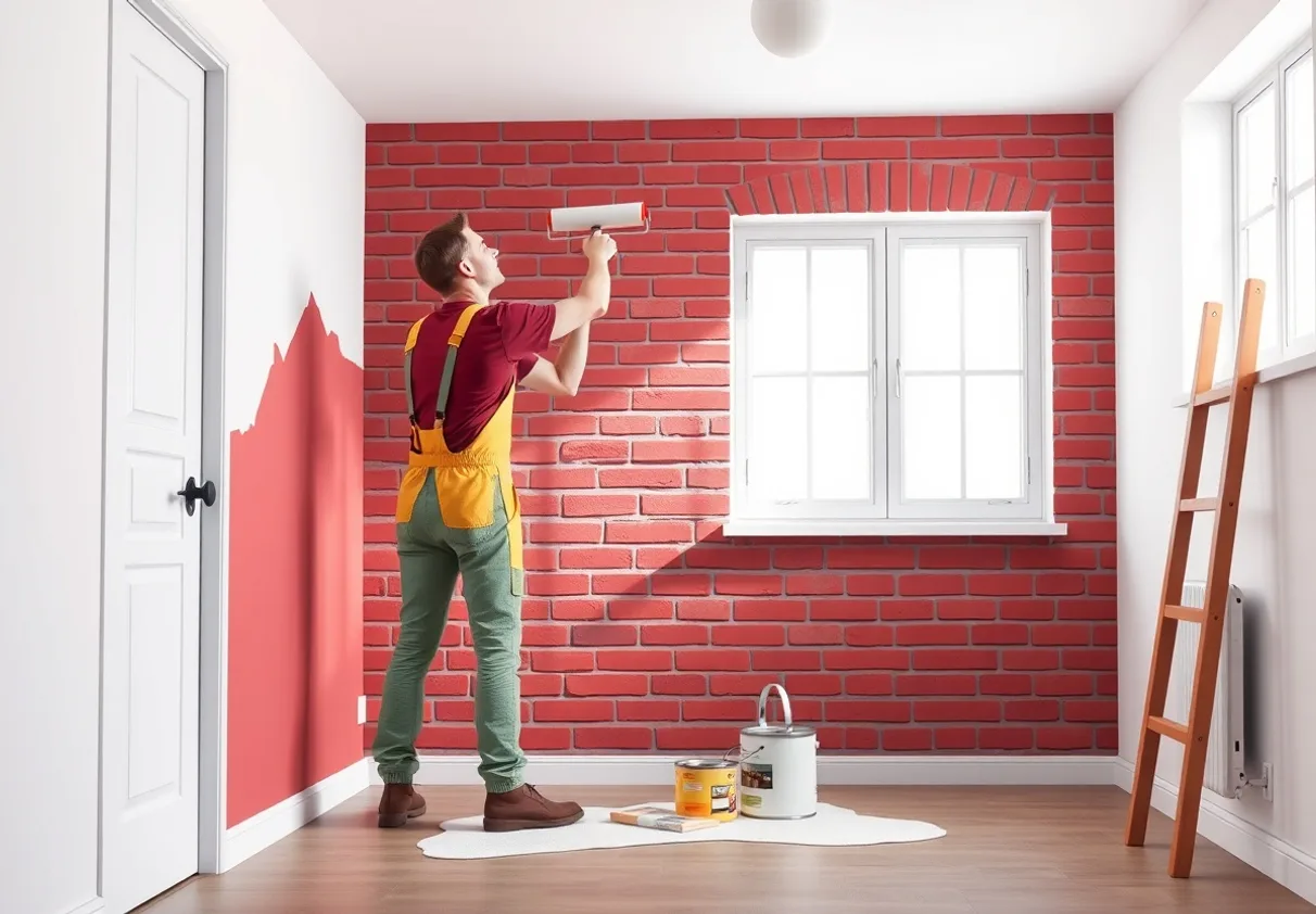 Peintre Arnouville 95400 en intervention sur un chantier